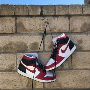 CUSTOM Air Jordan 1 Retro “Red Toes”♨️